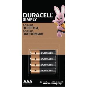 Купить Батарейка DURACELL Simply AAA LR03 (5000394129337) в Минске, доставка по Беларуси