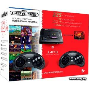 Retro Genesis HD Ultra (2 геймпада, 225 игр)(ConSkDn73)