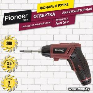Электроотвертка Pioneer Tools CS-M0401 (с 1-им АКБ, оснастка
