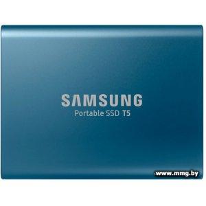 Купить SSD 250GB Samsung T5 [MU-PA250B] (синий) в Минске, доставка по Беларуси