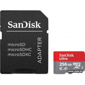 Купить SanDisk 256Gb MicroSDXC Ultra SDSQUAR-256G-GN6MA в Минске, доставка по Беларуси