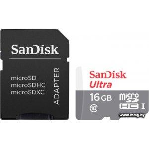 Купить SanDisk 32Gb MicroSD Card Class 10 Ultra+адаптер в Минске, доставка по Беларуси
