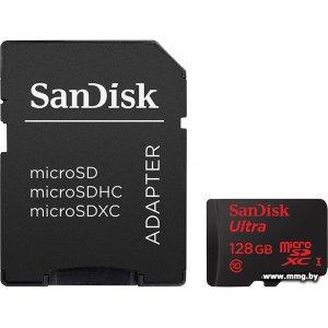 Купить SanDisk 128Gb MicroSDXC Ultra SDSQUAR-128G-GN6IA в Минске, доставка по Беларуси