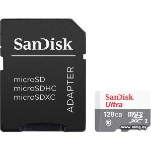 Купить SanDisk 128Gb MicroSDXC Ultra SDSQUNS-128G-GN6TA в Минске, доставка по Беларуси