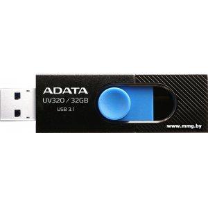 Купить 32GB ADATA UV320 (AUV320-32G-RBKBL) в Минске, доставка по Беларуси