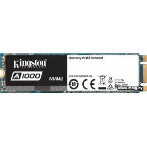 Купить SSD 480Gb Kingston A1000 (SA1000M8/480G) в Минске, доставка по Беларуси