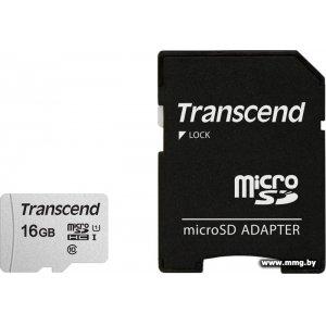 Купить Transcend 16Gb 300S MicroSDHC Class 10 в Минске, доставка по Беларуси