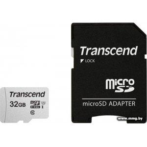 Купить Transcend 32Gb 300S MicroSDHC Class 10 в Минске, доставка по Беларуси