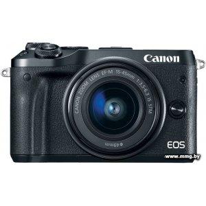 Купить Canon EOS M6 Kit 15-45mm (черный) в Минске, доставка по Беларуси