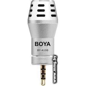 Купить Микрофон Boya BY-A100 (серебристый) в Минске, доставка по Беларуси