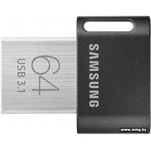 Купить 64GB Samsung FIT Plus (черный) в Минске, доставка по Беларуси