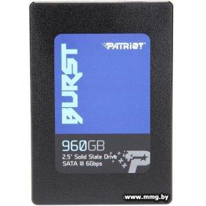Купить SSD 960GB Patriot Blast PBU960GS25SSDR в Минске, доставка по Беларуси