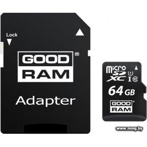 GOODRAM 64GB microSDXC M1AA M1AA-0640R12 + адаптер
