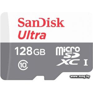 Купить SanDisk 128Gb MicroSDXC Ultra SDSQUNS-128G-GN6MN в Минске, доставка по Беларуси