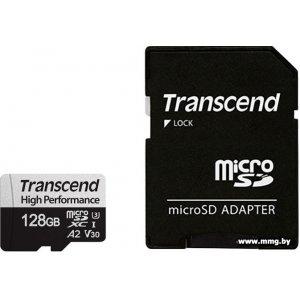 Купить Transcend 128Gb microSDXC 330S + адаптер в Минске, доставка по Беларуси