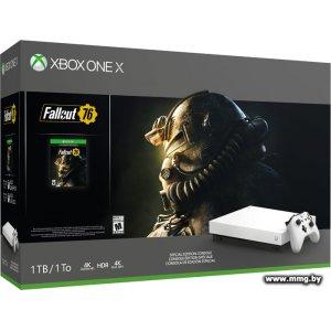 Купить Microsoft Xbox One X Robot White 1TB Fallout 76 в Минске, доставка по Беларуси