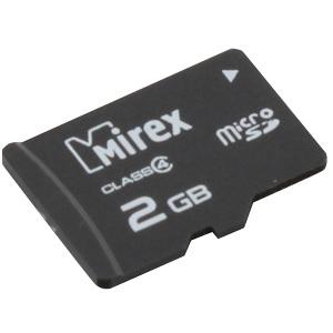 Купить Mirex 2GB microSDHC (Class 4) (13612-MCROSD02) в Минске, доставка по Беларуси