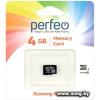 Perfeo 4GB microSDHC PF4GMCSH10ES (no adapter)