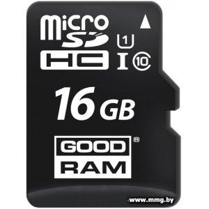 Купить GOODRAM 16Gb M1A0 microSDHC M1A0-0160R12 в Минске, доставка по Беларуси