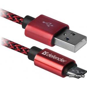 Кабель Defender USB08-03T (красный) [87801]
