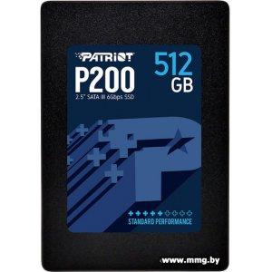 Купить SSD 512GB Patriot P200 P200S512G25 в Минске, доставка по Беларуси