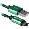 Кабель Defender USB08-03T PRO (зеленый)