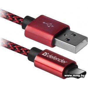 Купить Кабель Defender USB09-03T Pro (87813) (красный) в Минске, доставка по Беларуси