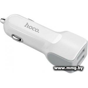 Купить Автозарядка Hoco Z23 (белый) mircoUSB в Минске, доставка по Беларуси