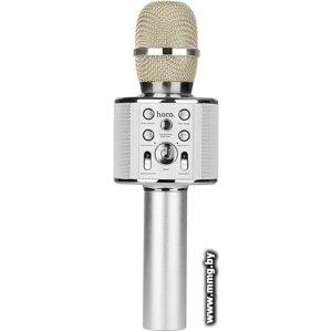 Микрофон Hoco BK3 (серебристый)