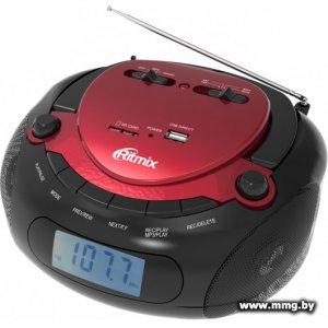Купить Радиоприемник Ritmix RBB-030BT чёрный-красный в Минске, доставка по Беларуси