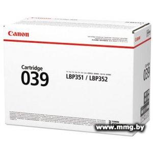 Купить Картридж Canon 039 [0287C001AA] в Минске, доставка по Беларуси