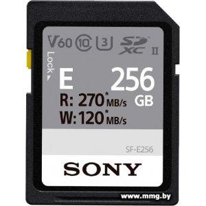 Купить Sony 256Gb SF-E SERIES UHS-II SDXC (SF-E256) в Минске, доставка по Беларуси