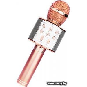 Микрофон Wster WS-858 (розовый)
