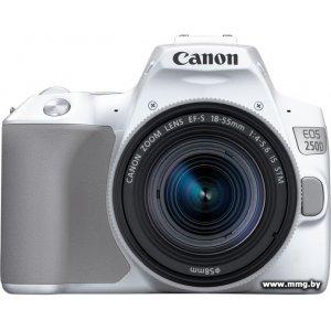 Купить Canon EOS 250D Kit 18-55 IS STM (белый) в Минске, доставка по Беларуси