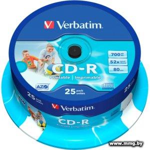 Купить Диск CD-R Verbatim 700Mb 52x (25 шт) (43439) в Минске, доставка по Беларуси