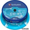 Диск CD-R Verbatim 700Mb 52x (25 шт) на шпинделе (43432)