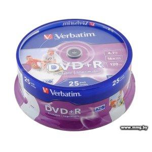 Диск DVD+R Verbatim 4.7Gb 16x (25 шт) (43500)