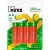 Аккумуляторы Mirex AA 2500mAh 4 шт HR6-25-E4