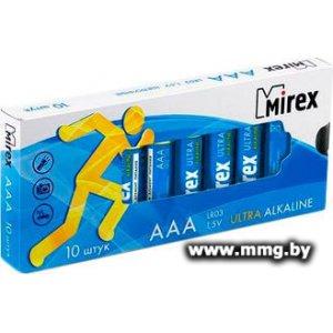 Купить Батарейка Mirex Ultra Alkaline AAA LR03-M10 (10шт) в Минске, доставка по Беларуси