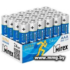 Купить Батарейка Mirex Ultra Alkaline AAA LR03-B24 (24шт) в Минске, доставка по Беларуси