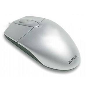 A4 Tech OP-720 Optical Mouse, USB, Silver