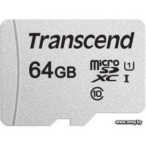 Купить Transcend 64Gb 300S microSDXC Class 10 в Минске, доставка по Беларуси