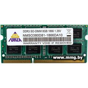 SODIMM-DDR3 4GB PC3-12800 Neo Forza NMSO340C81-1600DA10