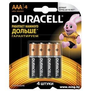 Батарейки DURACELL LR03/MN2400 AAA 4 шт.