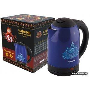 Чайник Матрена MA-005 (стальной/синий гжель)