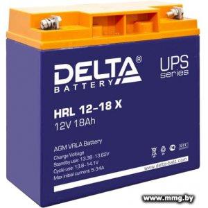 Купить Delta HRL 12-18 X (12В/18 А·ч) в Минске, доставка по Беларуси