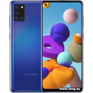Купить Samsung Galaxy A21s SM-A217F/DSN 4GB/64GB (синий) в Минске, доставка по Беларуси