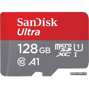 Купить SanDisk 128Gb MicroSDXC Ultra (SDSQUA4-128G-GN6MN) в Минске, доставка по Беларуси
