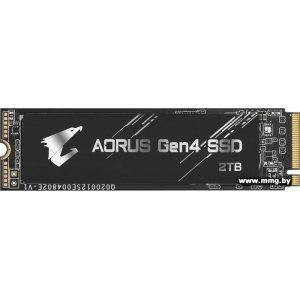 Купить SSD 2TB Gigabyte AORUS Gen4 GP-AG42TB в Минске, доставка по Беларуси