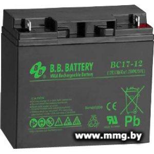 Купить B.B. Battery BC17-12 (12В/17 А·ч) в Минске, доставка по Беларуси